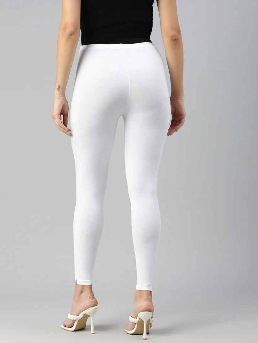 Ankle Leggings-White