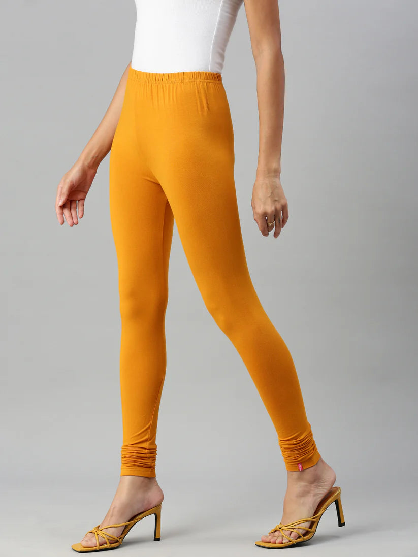 Churidar Leggings-Mustard