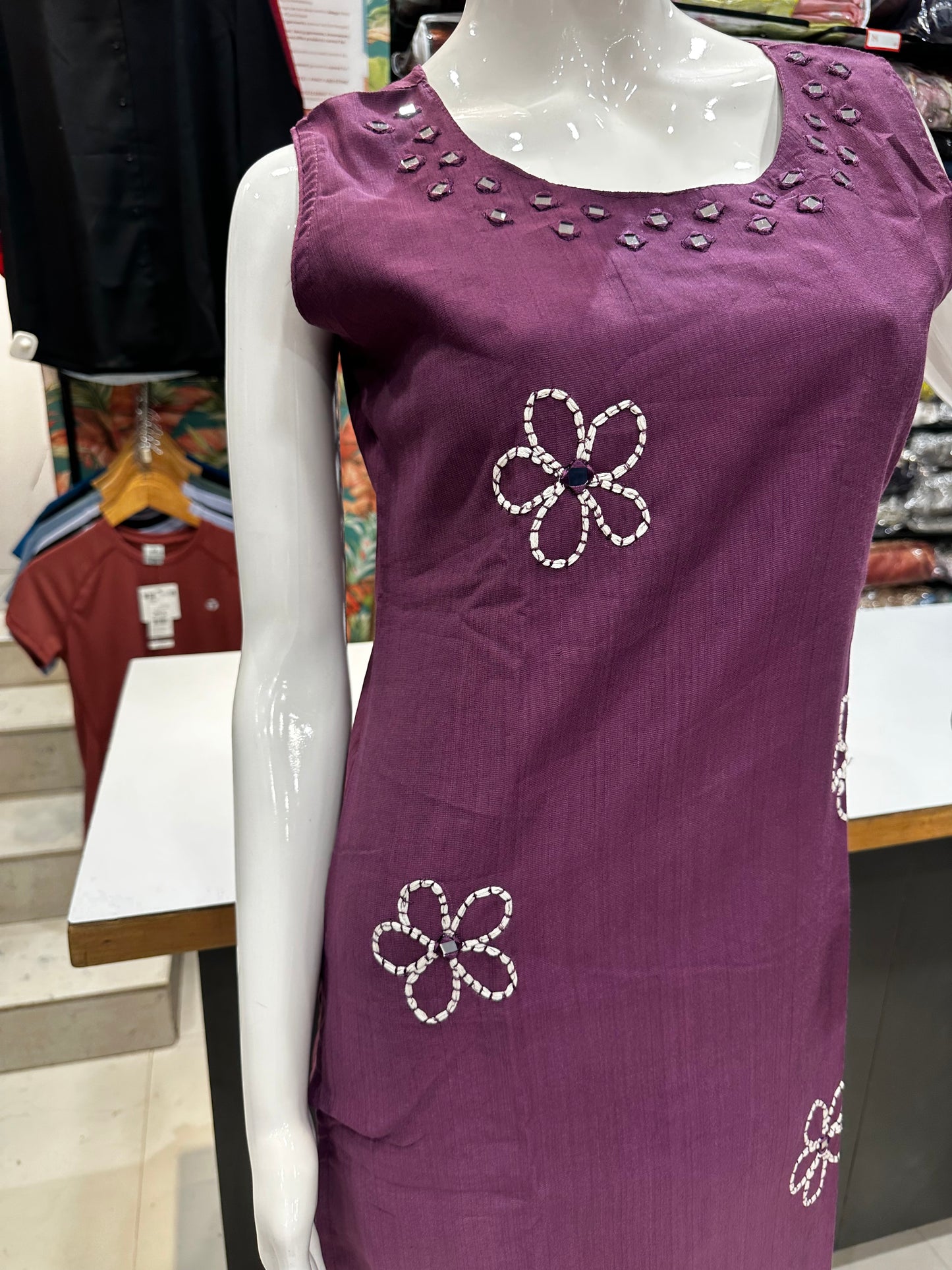 Sleeveless Co-ord set-Lavender