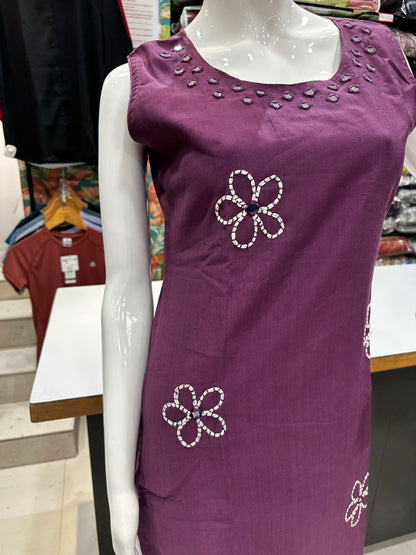 Sleeveless Co-ord set-Lavender