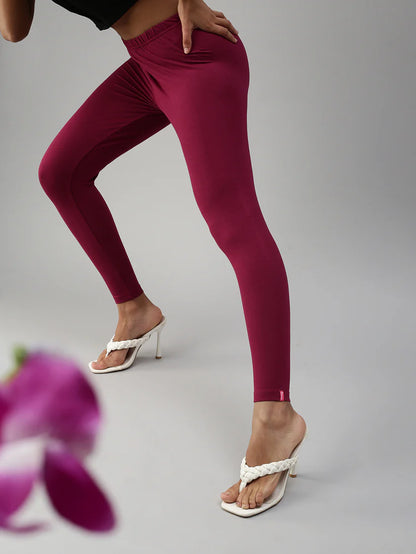 Ankle Leggings-Light Purple