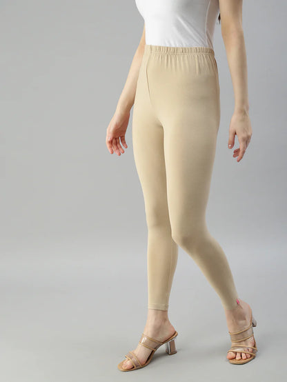 Ankle Leggings-Sand