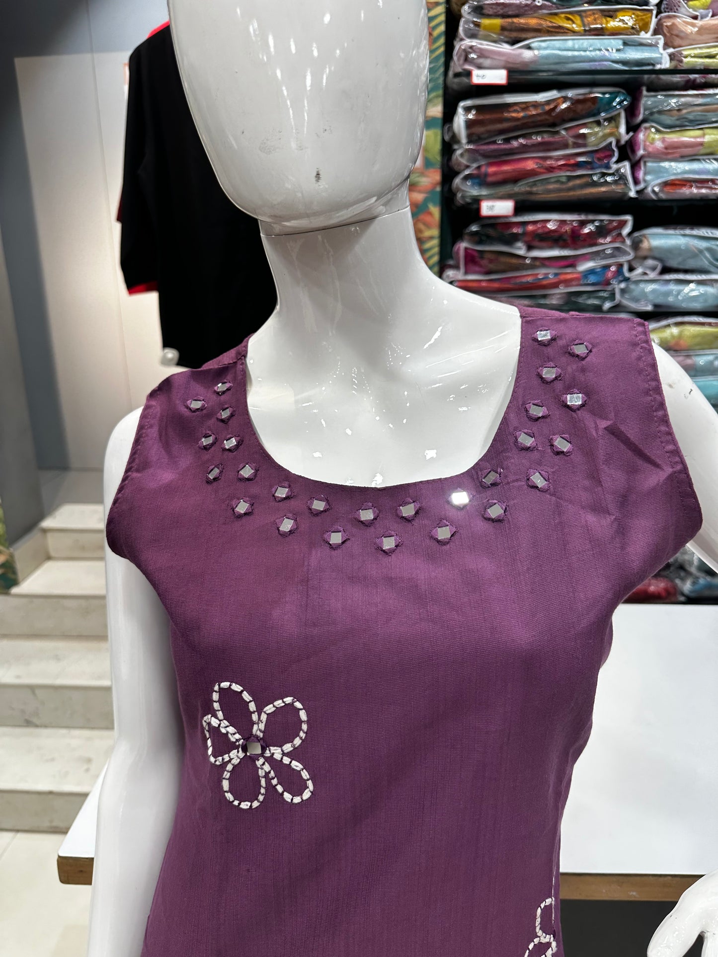 Sleeveless Co-ord set-Lavender