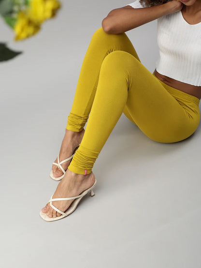 Churidar Leggings-Apricot