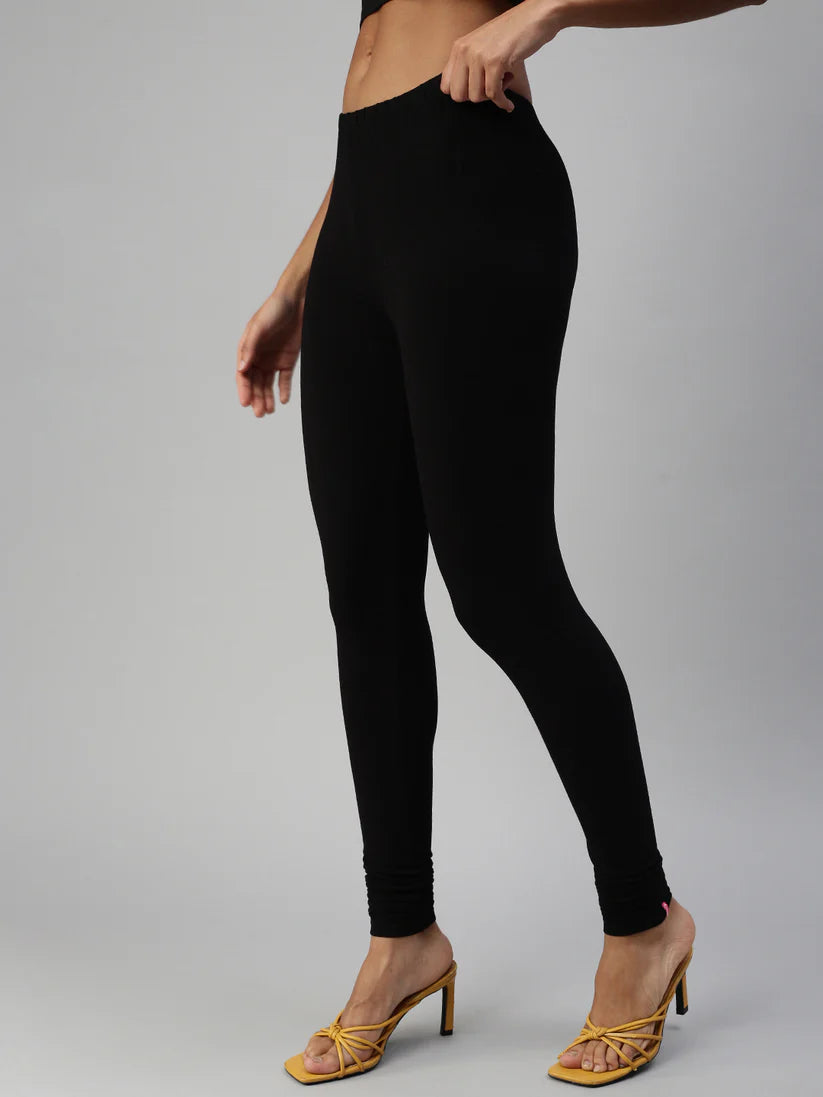 Churidar Leggings-Black