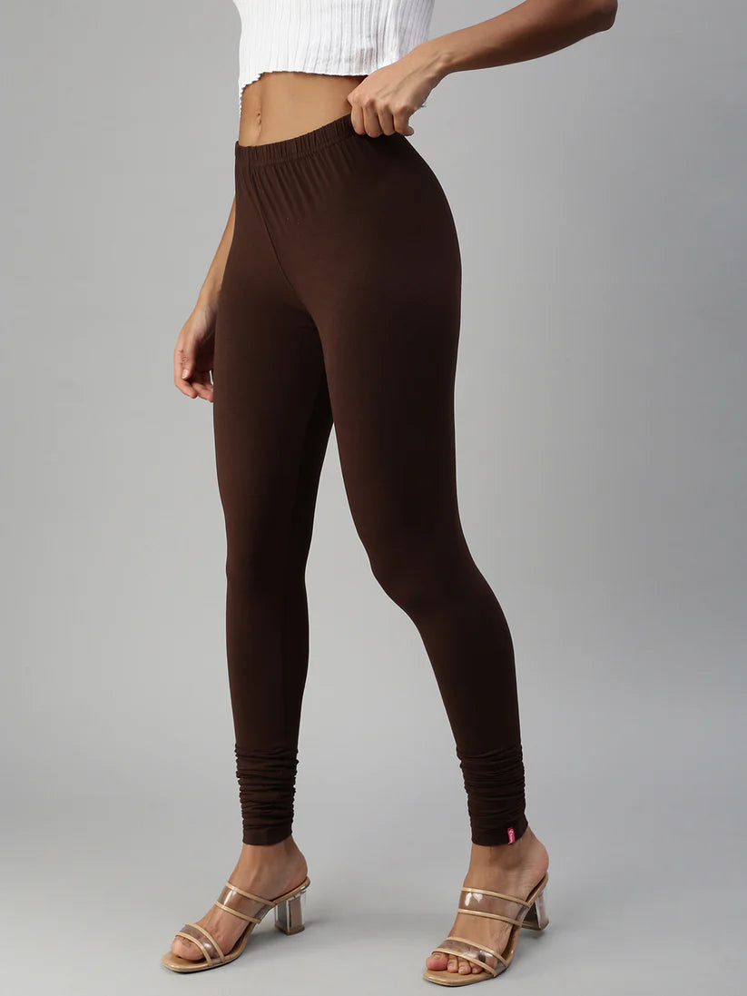 Churidar Leggings-Brown