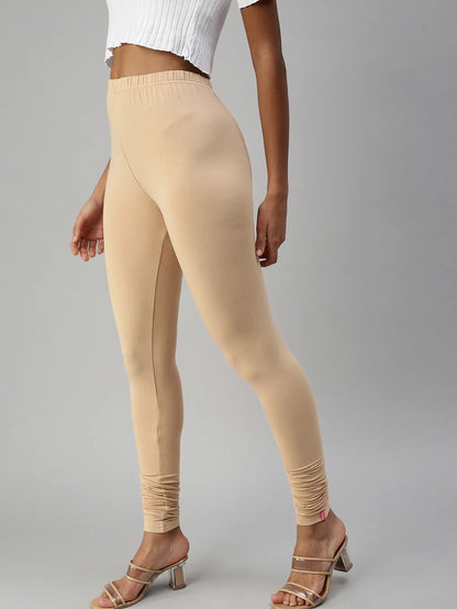Churidar Leggings-Deep Skin