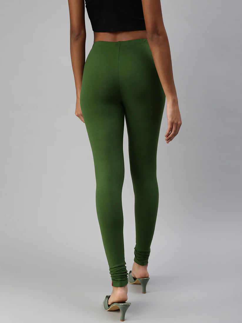 Churidar Leggings-Forest