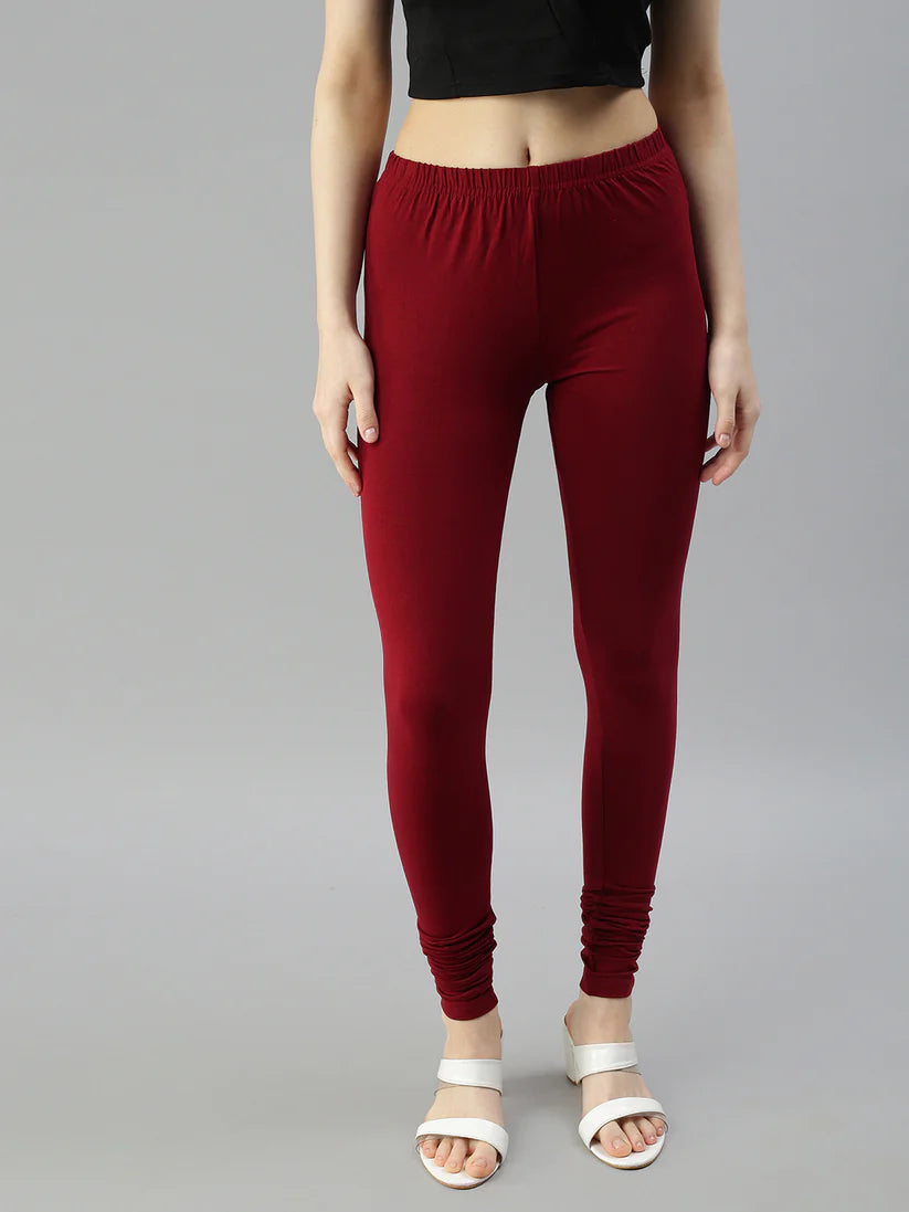 Churidar Leggings-Frenchwine