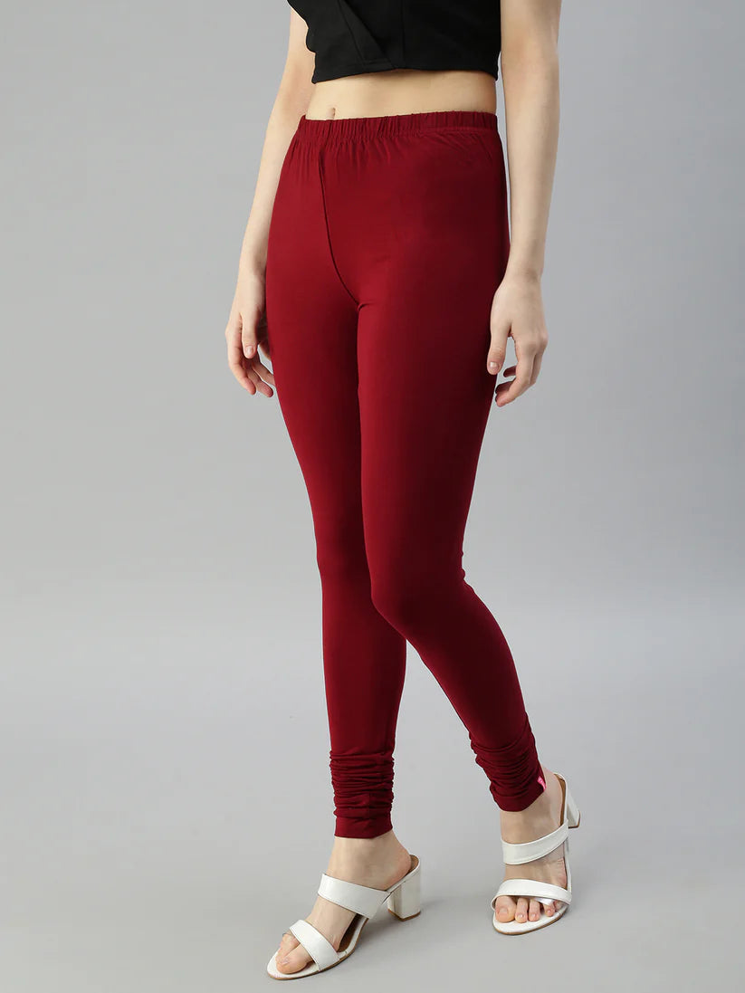 Churidar Leggings-Frenchwine