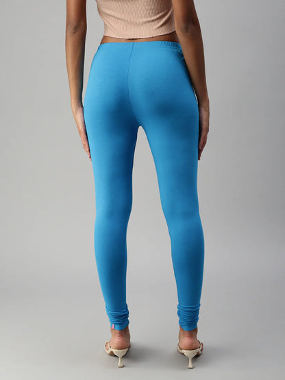 Churidar Leggings-Marine Blue