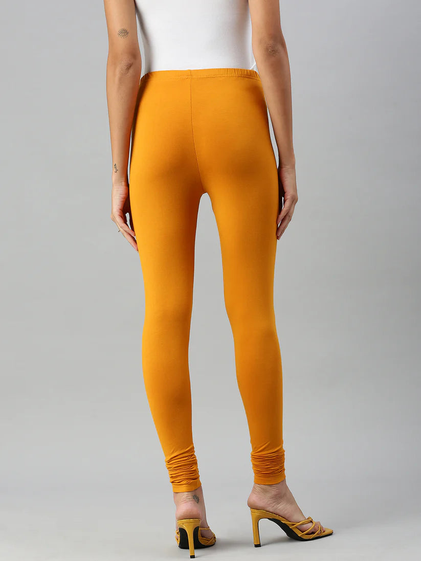 Churidar Leggings-Mustard