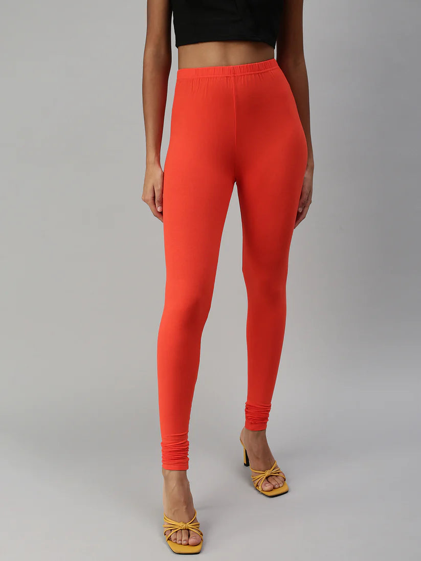 Churidar Leggings-Papaya