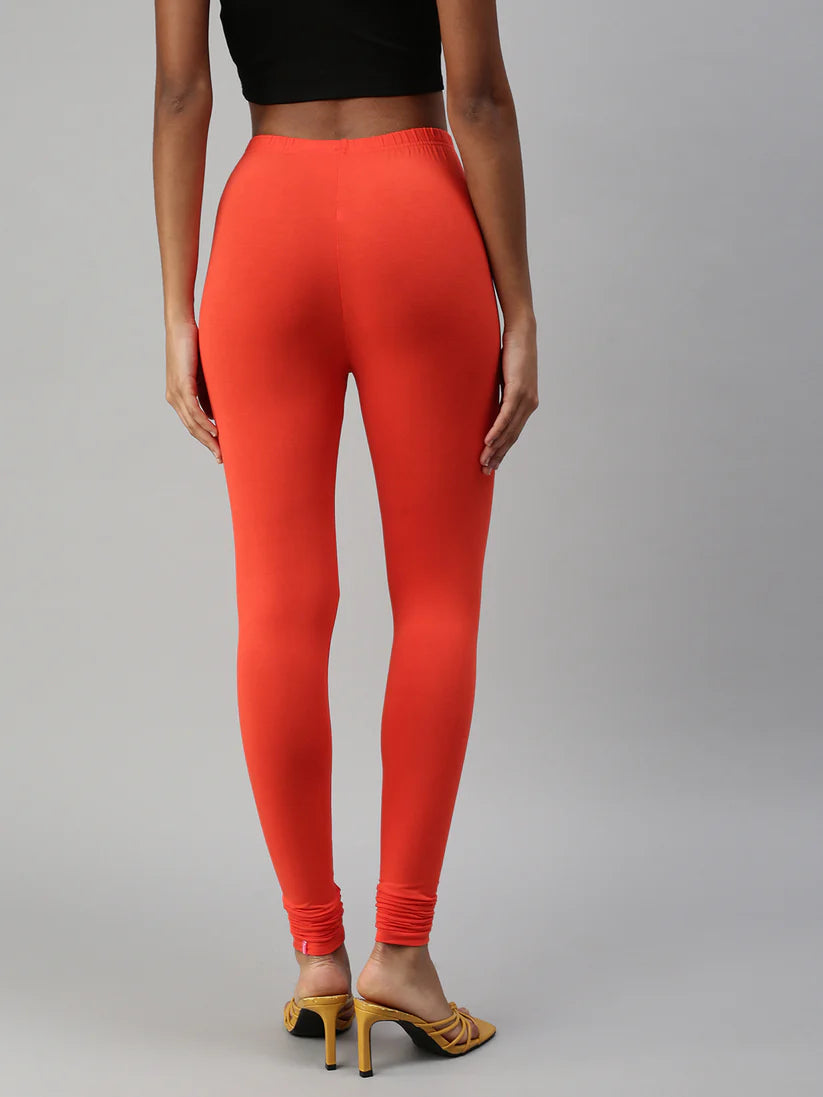 Churidar Leggings-Papaya