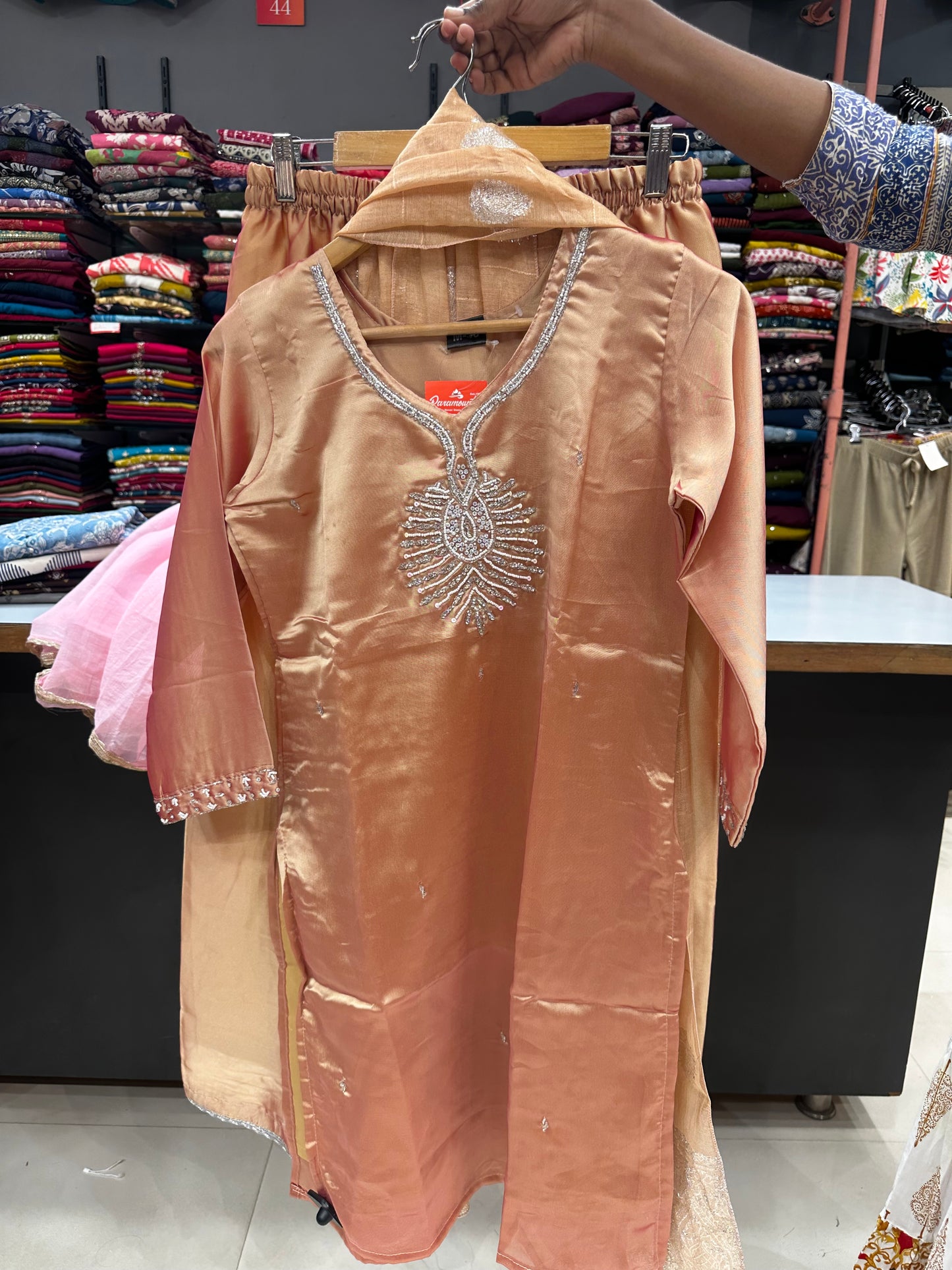 Trendy Sharara set-Gold