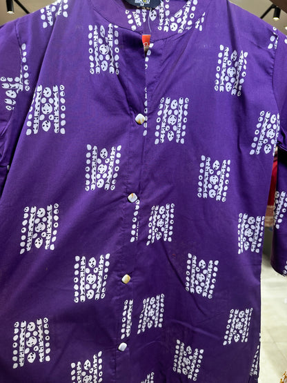 Cotton Co-ord set-Purple