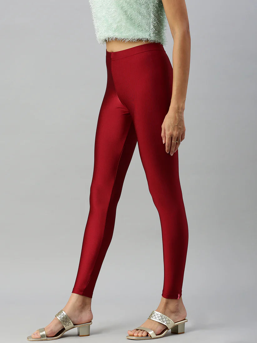 Shimmer Leggings-Frenchwine