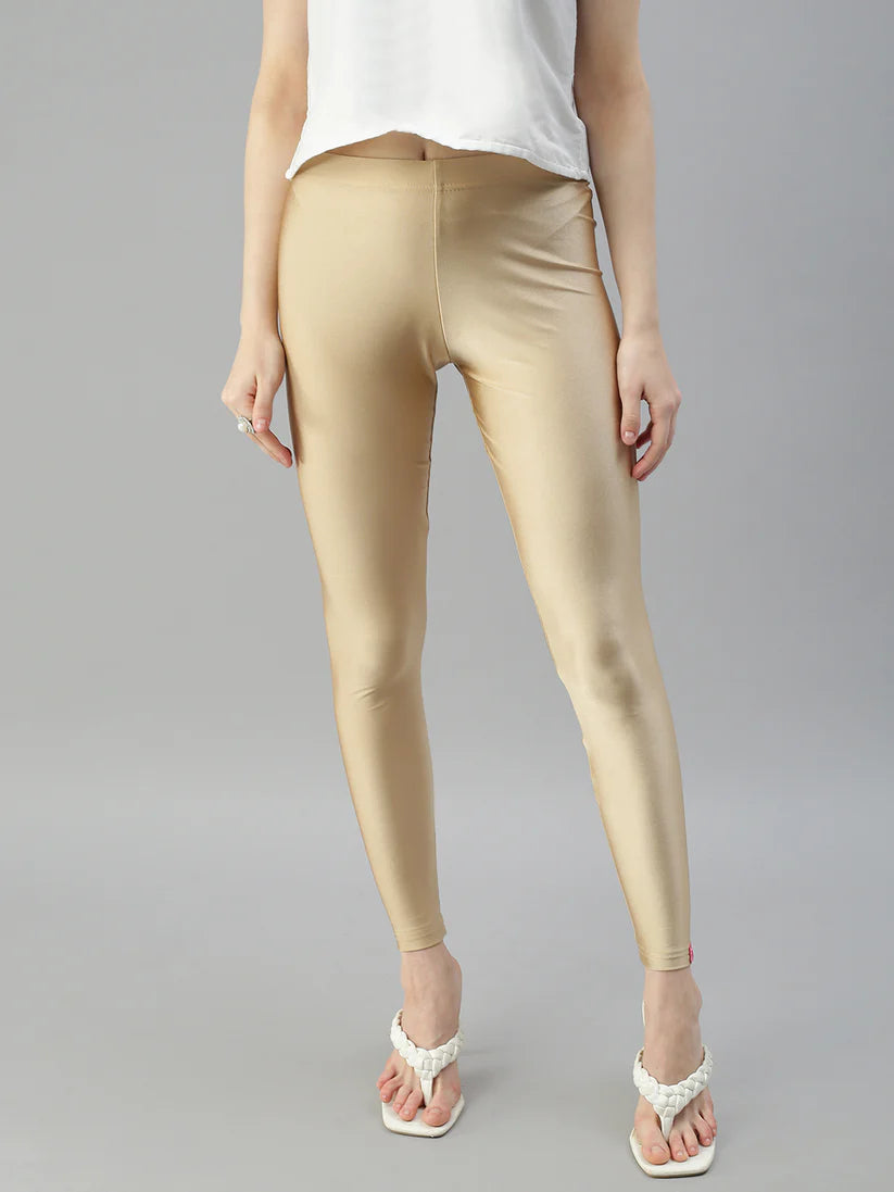 Shimmer Leggings-Gold