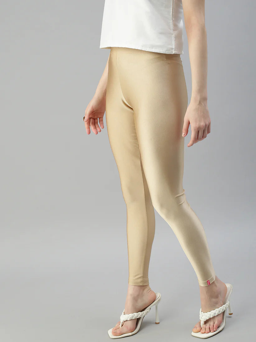 Shimmer Leggings-Gold