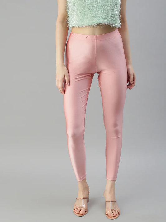 Shimmer Leggings-Rose Gold